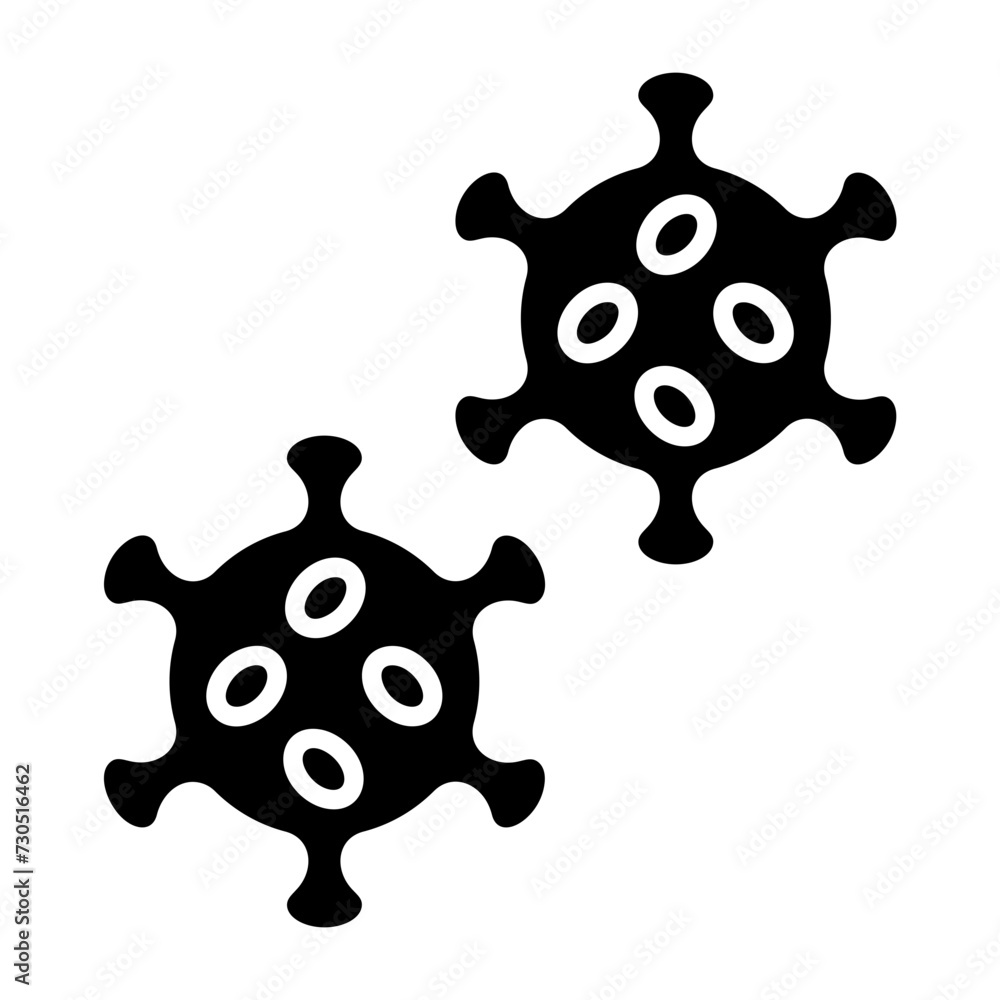 Fototapeta premium Virus Icon