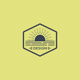 elegant vintage logo design vector, business logo inspiration