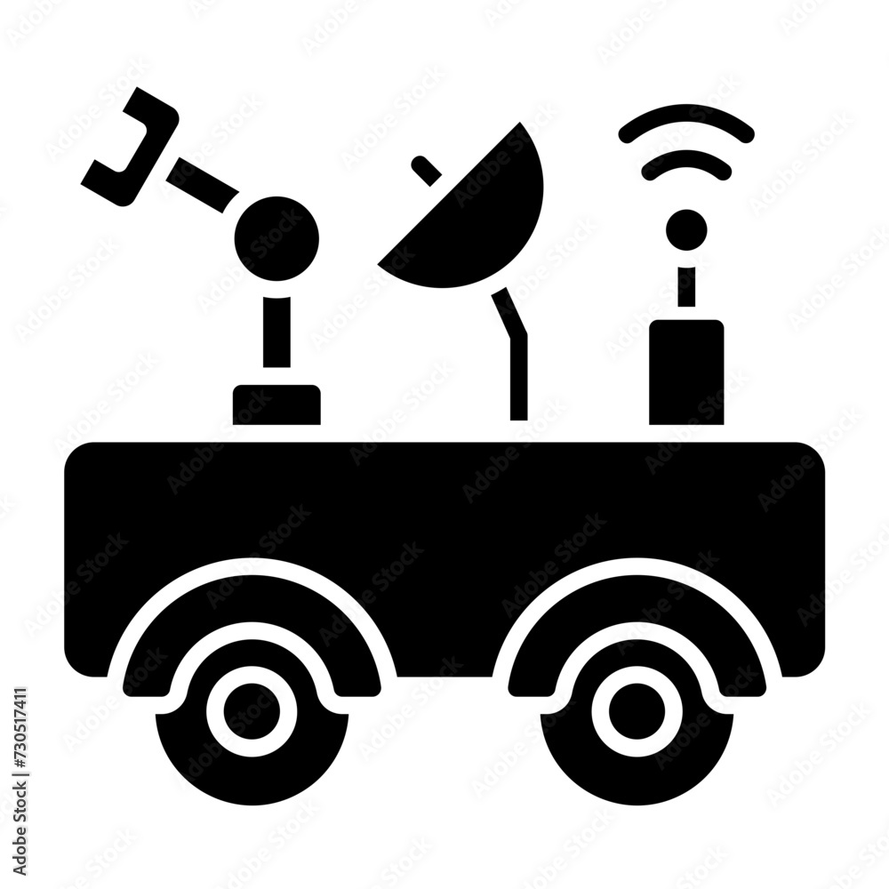 Moon Rover Icon Moon Rover Icon