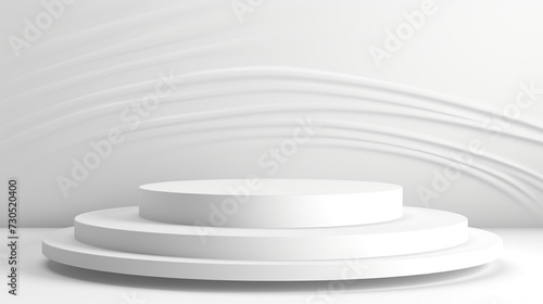 Abstract podium background for product display 