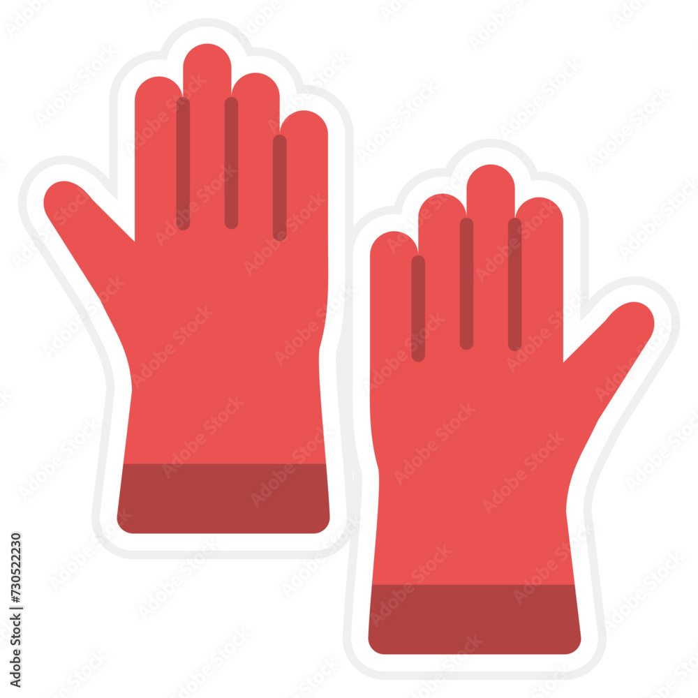 Obraz premium Cleaning Gloves Icon
