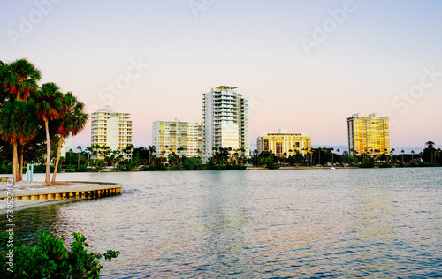 Sarasota bay harbor and bay landscape  © Feng