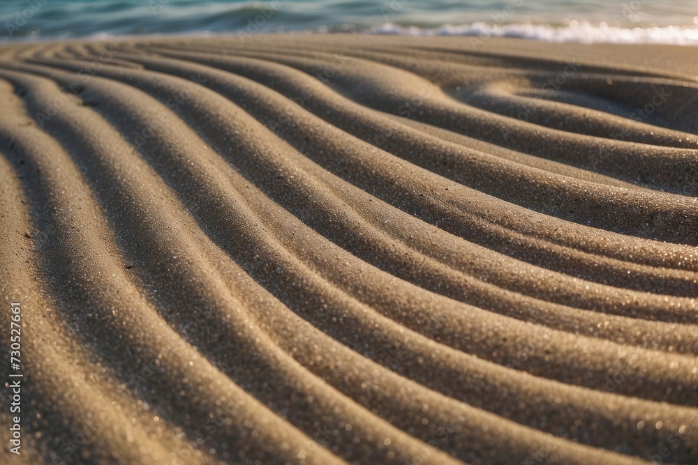 Naklejka premium floating wave sand, close up view