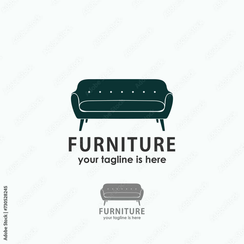 furniture logo design vector, industry logo inspiration furniture logo design vector, industry logo inspiration
