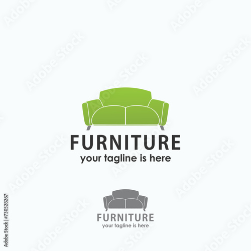 furniture logo design vector, industry logo inspiration