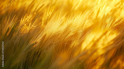 The graceful motion of wheat a seemingly effortless and elegant dance that captures the essence of natures beauty.