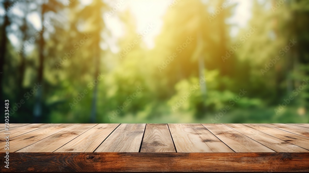 Wooden table background Wooden table background