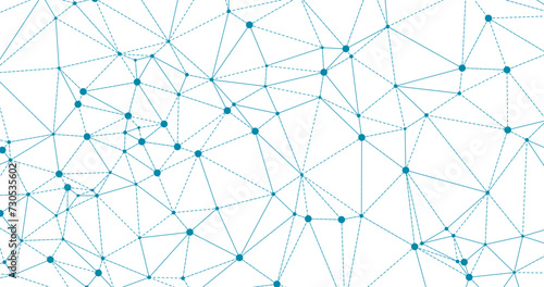 abstract geometric background. plexus mesh backdrop molecular. connected dots. vector illustration