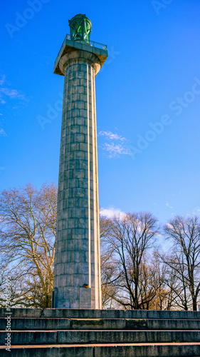 The Prison Ship Martyrs' Monument, a war memorial at Fort Greene Park, in the New York City borough of Brooklyn