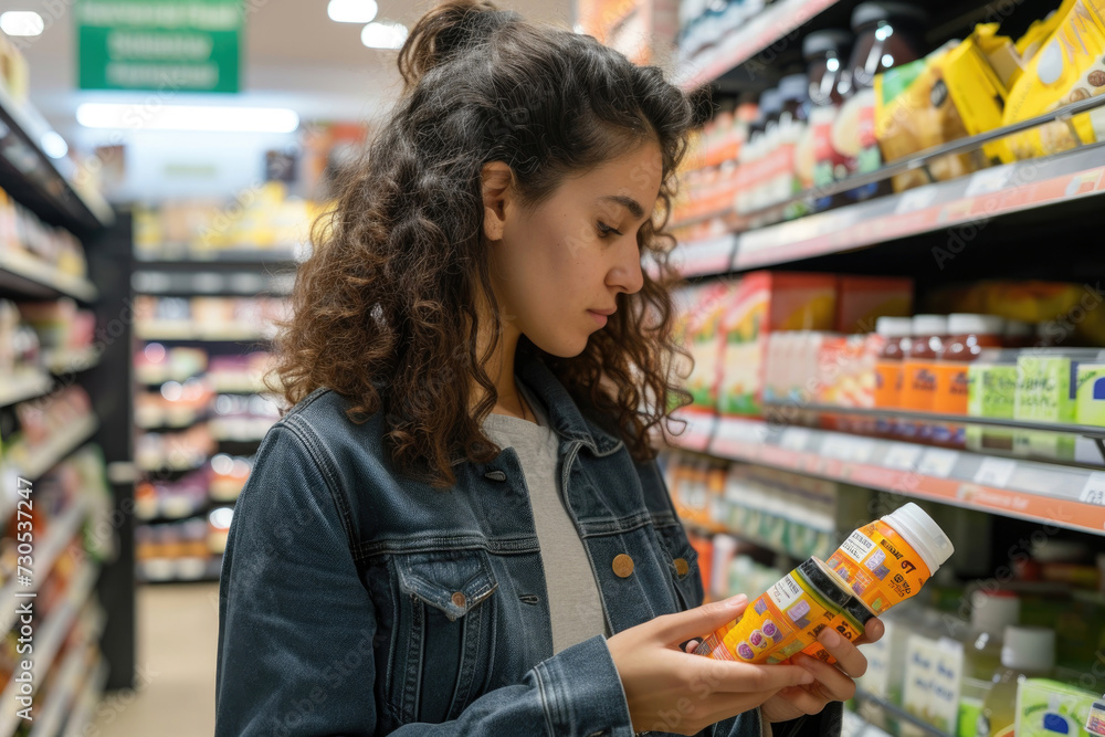 Deciphering healthy food labels at a store