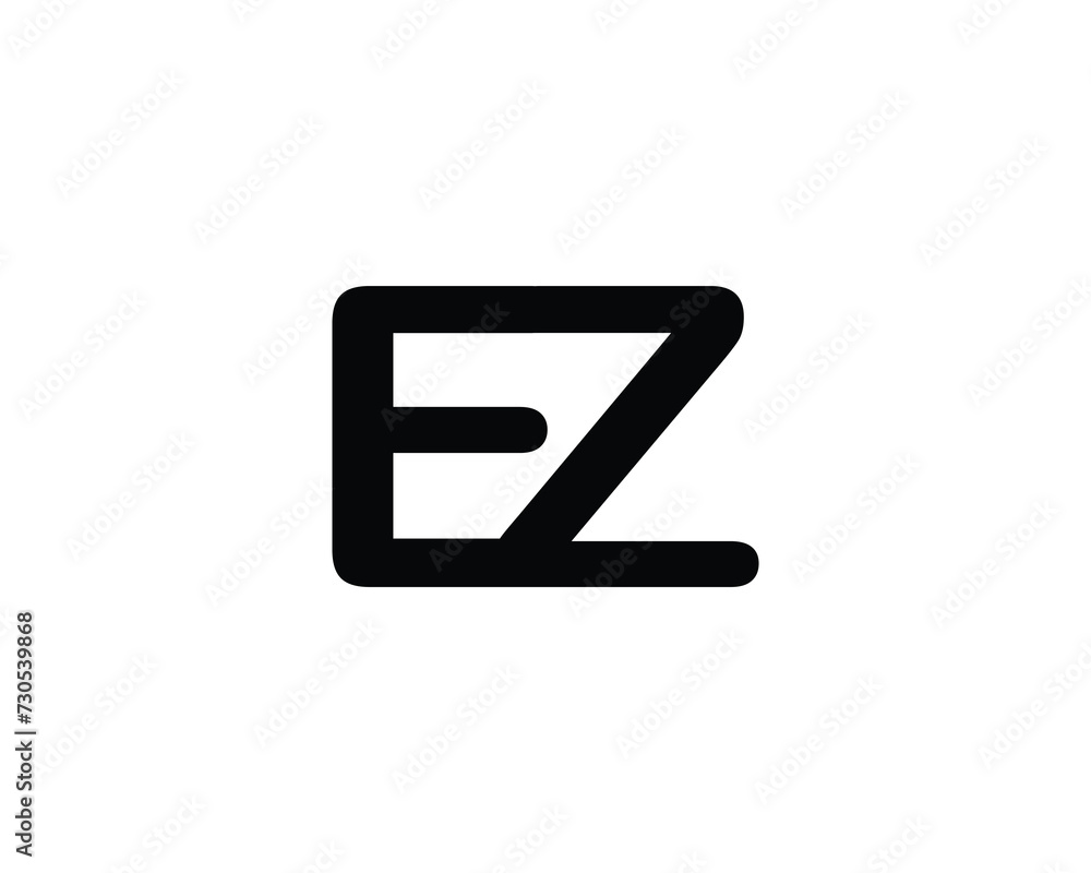 EZ Logo design vector template EZ Logo design vector template