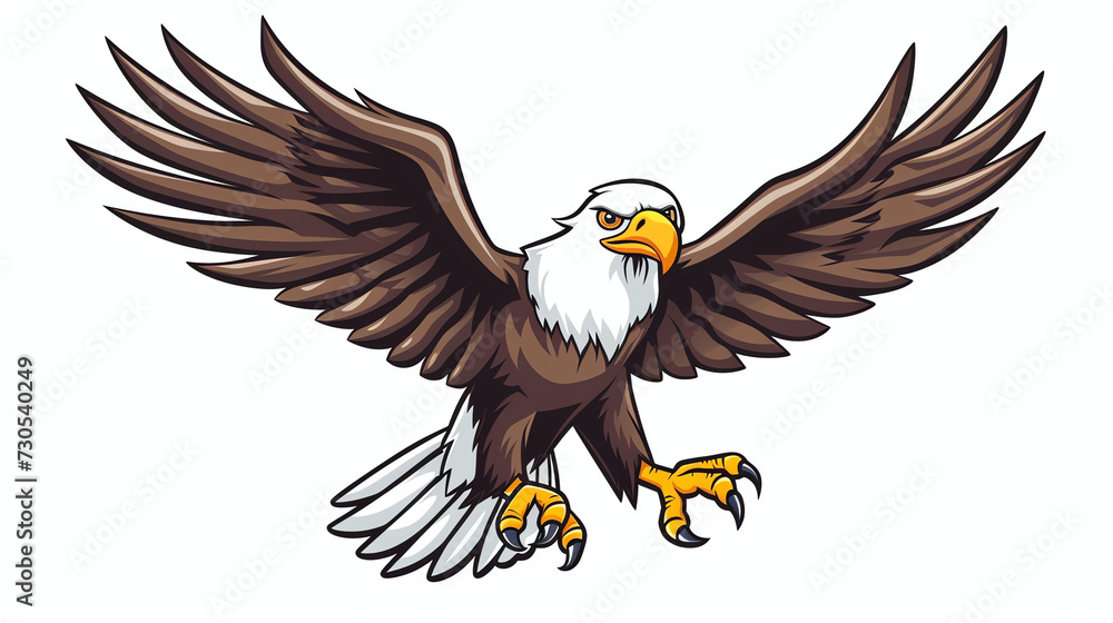 Eagle in Cartoon Style Eagle in Cartoon Style