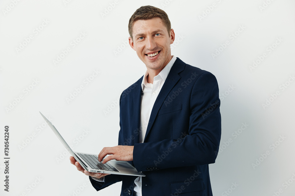 Man business person man businessman laptop Man business person man businessman laptop