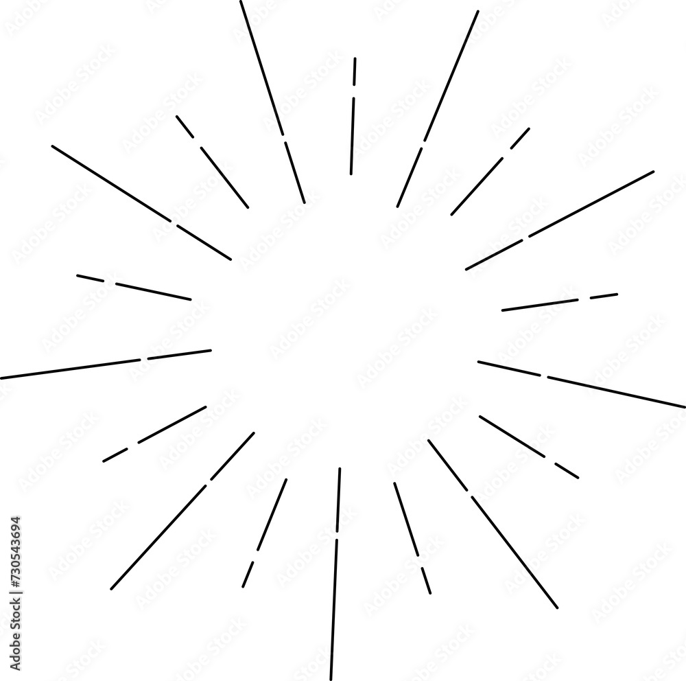 Obraz premium Starburst, sunburst