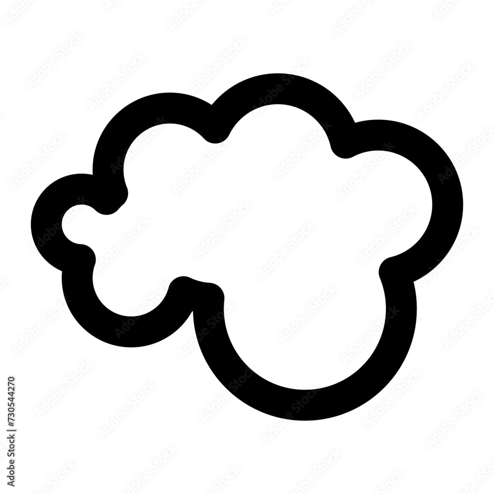 cloudscape of clouds and weather set icons cloudscape of clouds and weather set icons