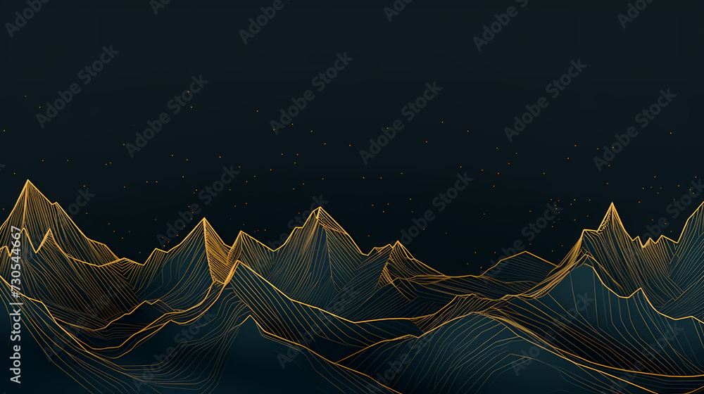 Stunning mountains, panoramic peaks PPT background Stunning mountains, panoramic peaks PPT background