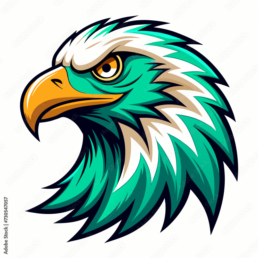 Fototapeta premium eagle monster cartoon