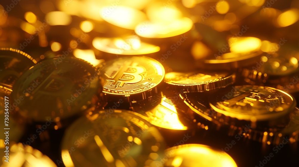 coins on a black background coins on a black background