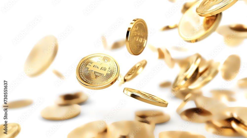 coins falling coins falling
