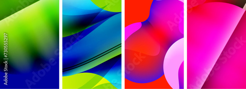 Abstract colors. Abstract backgrounds for wallpaper, business card, cover, poster, banner, brochure, header, website