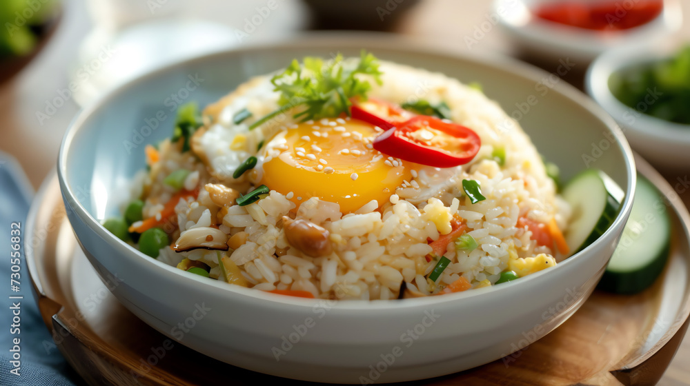 Fried Rice with Fried Egg Fried Rice with Fried Egg