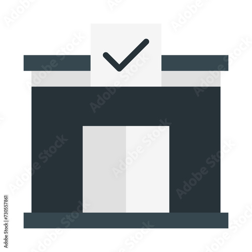 Polling Station flat icon