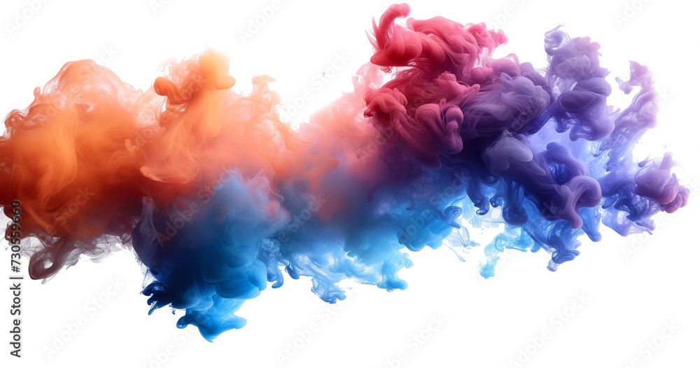 Watercolor splashes and drops isolated on white background. Abst Watercolor splashes and drops isolated on white background. Abst