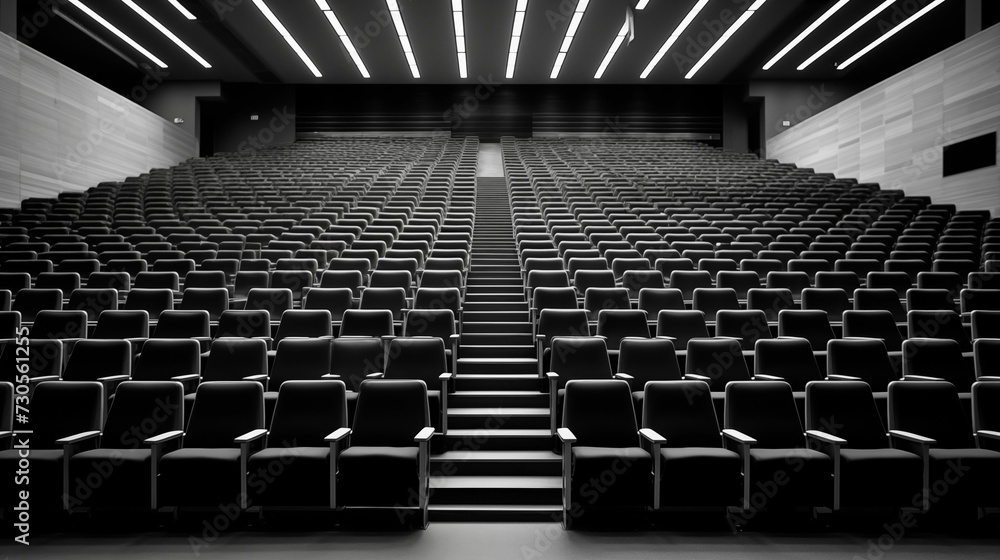 Fototapeta premium Empty lecture hall auditorium in a university.