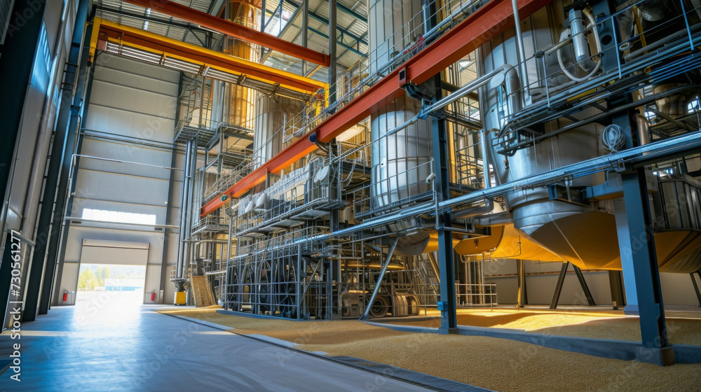 Large stateoftheart drying and cooling systems in operation ensuring the grain is properly conditioned for storage and shipment. Large stateoftheart drying and cooling systems in operation ensuring the grain is properly conditioned for storage and shipment.