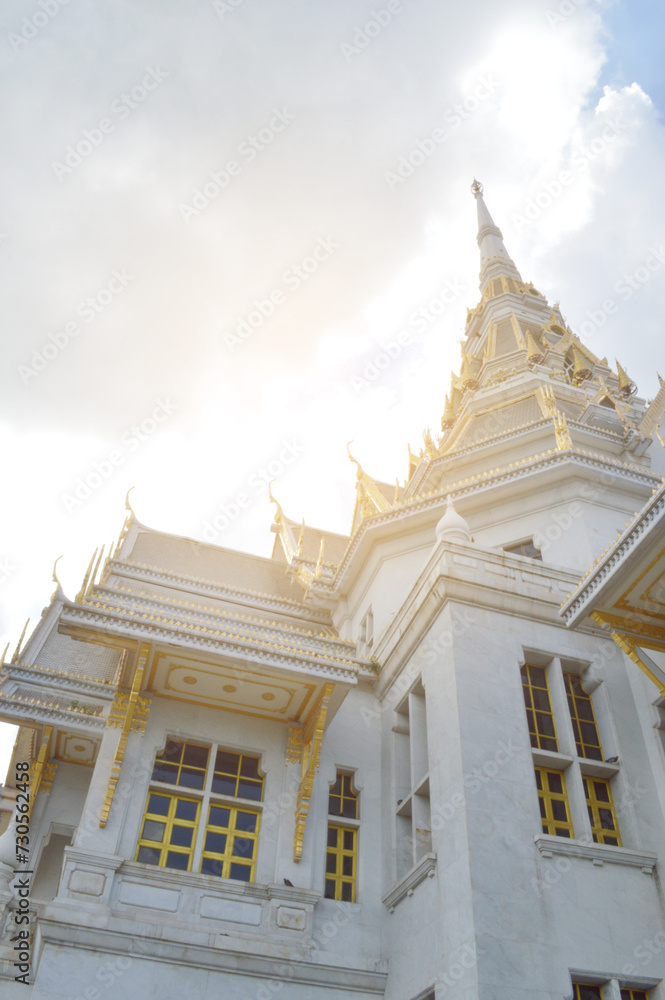 Fototapeta premium Another angle looking at Luang Por Sothon Temple in Chacheongsao Thailand