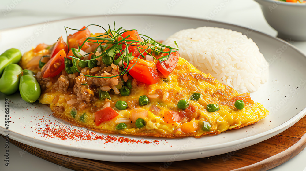 Omelet rice Omelet rice