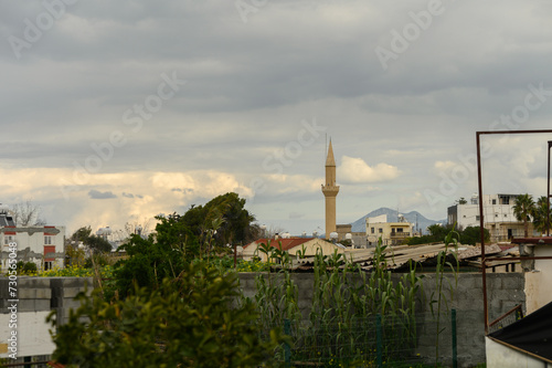 mosque in a village in winter in Cyprus 2