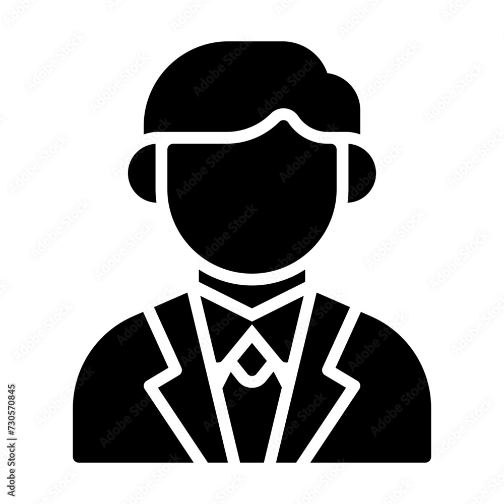 Politician glyph icon Politician glyph icon