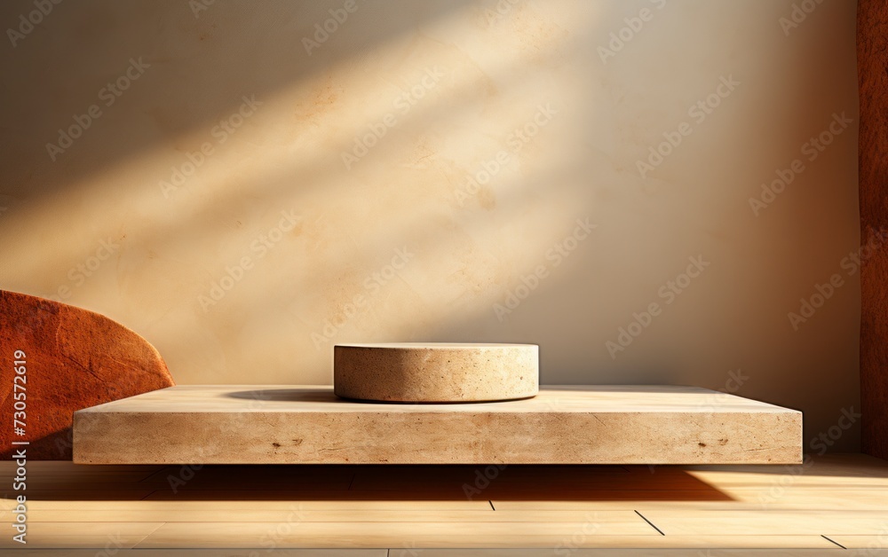 3D realistic podium display for product placement 3D realistic podium display for product placement