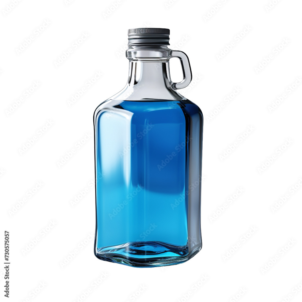 Automotive Fluid bottle isolated on transparent background Automotive Fluid bottle isolated on transparent background