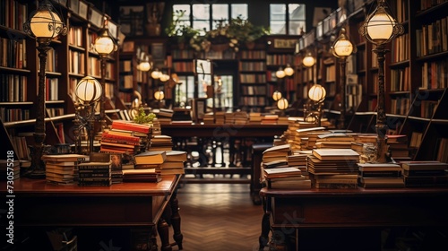 Image of a vintage bookstore.