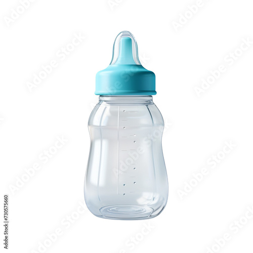 Baby bottle isolated on transparent background