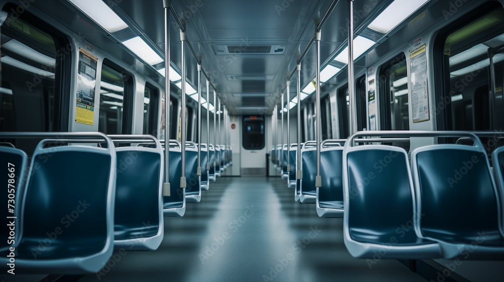 Image of interior of an empty bus. Image of interior of an empty bus.