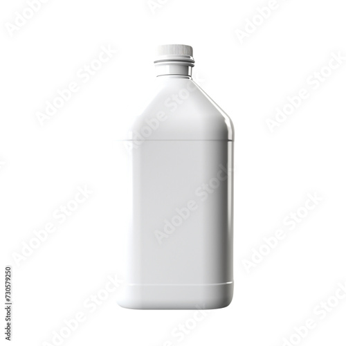 Bleach bottle isolated on transparent background