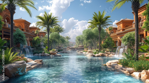 Noon Mirage: A Desert Oasis Unveiled