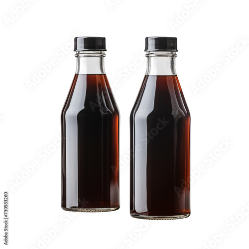 Coffee Syrup bottle isolated on transparent background