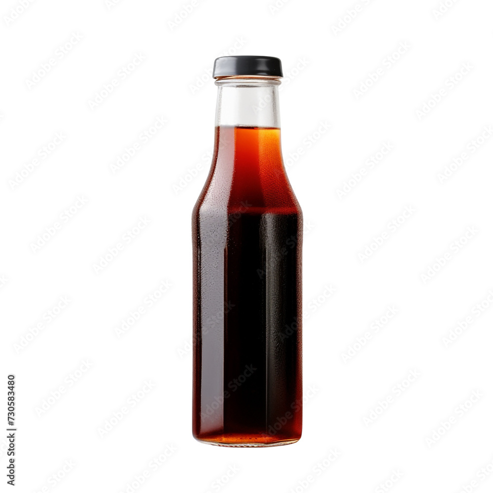 Coffee Syrup bottle isolated on transparent background Coffee Syrup bottle isolated on transparent background