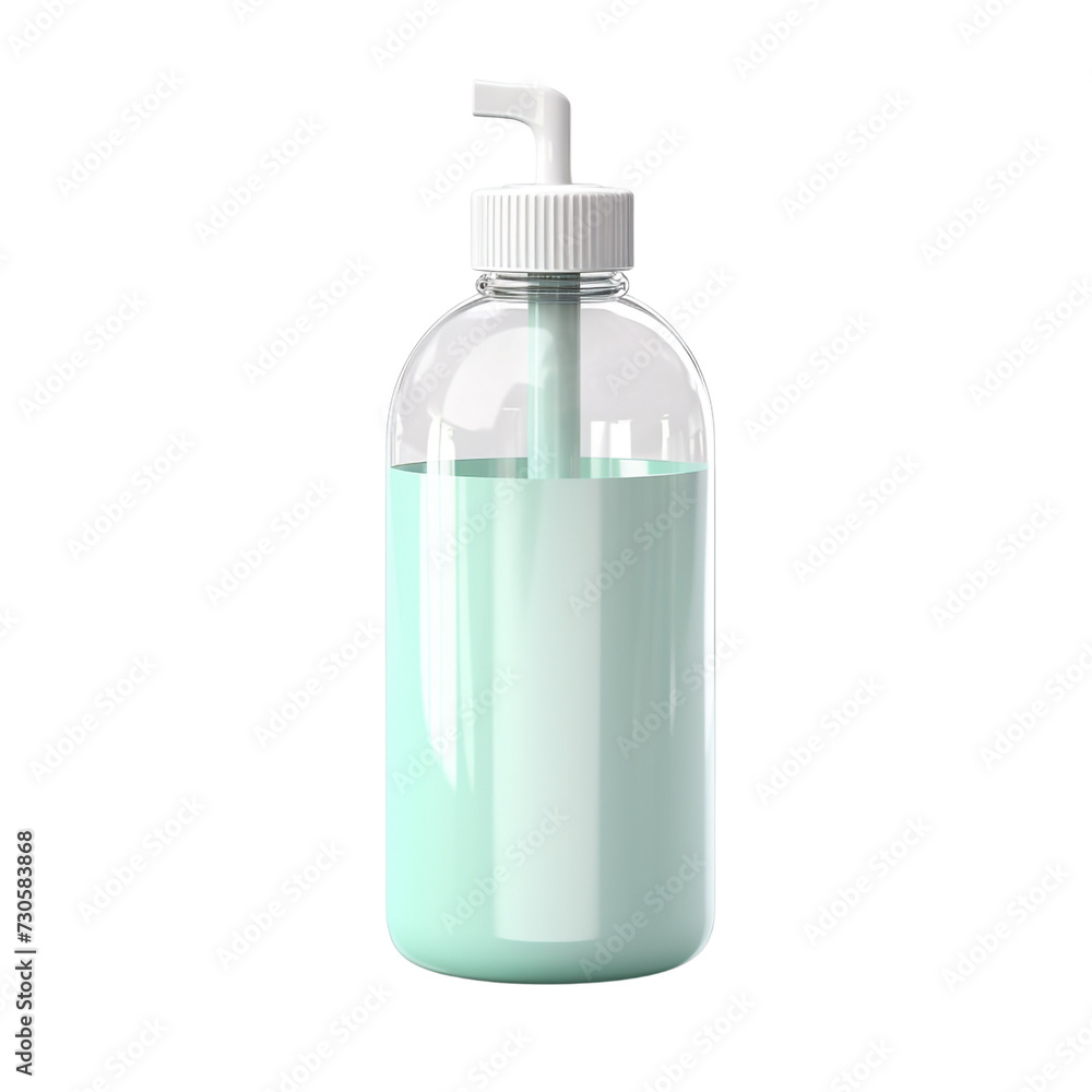 Dental Rinse bottle isolated on transparent background Dental Rinse bottle isolated on transparent background