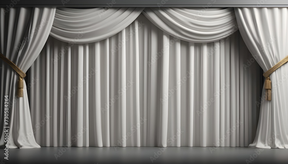 curtains on a white background curtains on a white background