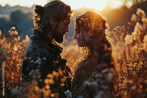 Adorable Couple's Outdoor Photo Shoot for Wedding or Engagement