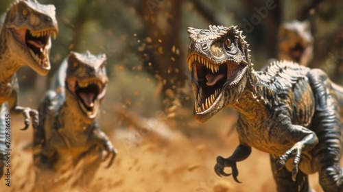 With their razorsharp teeth and agile bodies the Velociraptors are the ultimate predators using their teamwork and intelligence to take down even the most formidable prey.