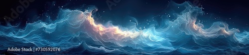 dynamic ocean wave abstraction, abstract design, in the style of textured surface layers