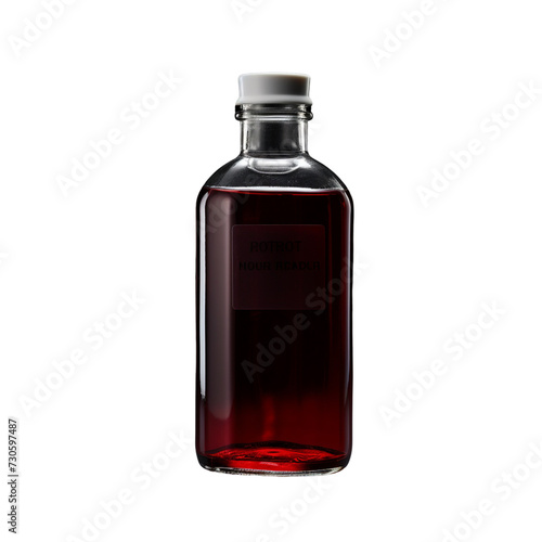 Hydrogen Peroxide bottle isolated on transparent background