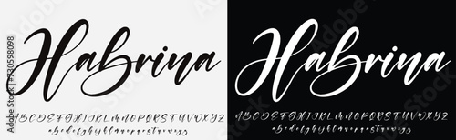 Signature Font Calligraphy Logotype Script Brush Font Type Font lettering handwritten photo