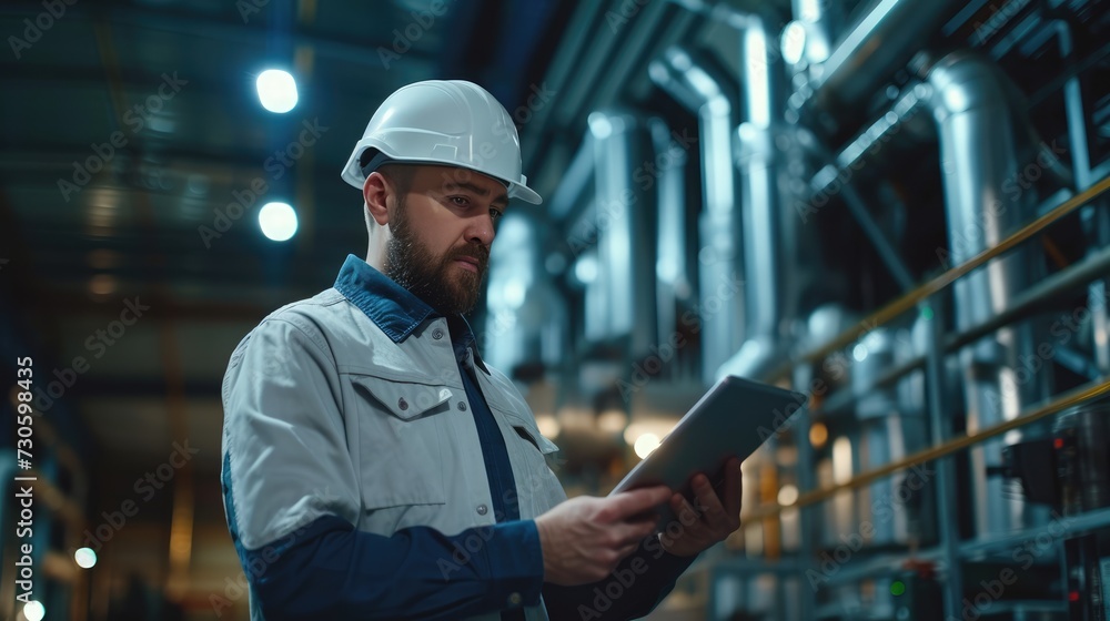 Warehouse staff check stock, inventory, stock control and warehouse management. logistics concept factory business export industry. Warehouse staff check stock, inventory, stock control and warehouse management. logistics concept factory business export industry.